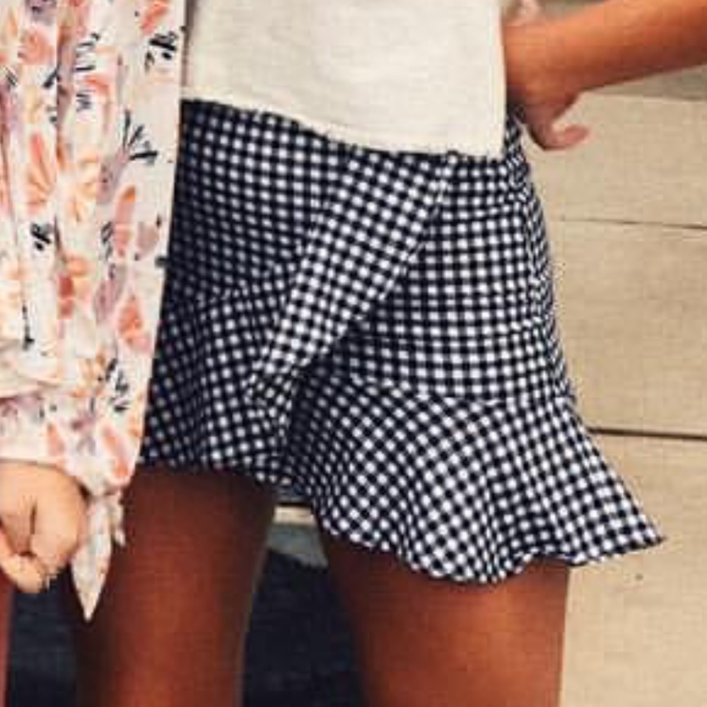H&M Gigham Skirt